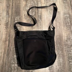 Lululemon Crossbody Black Tote Bag